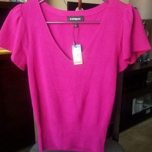 Express Hot Pink/Magenta Sweater Top!
